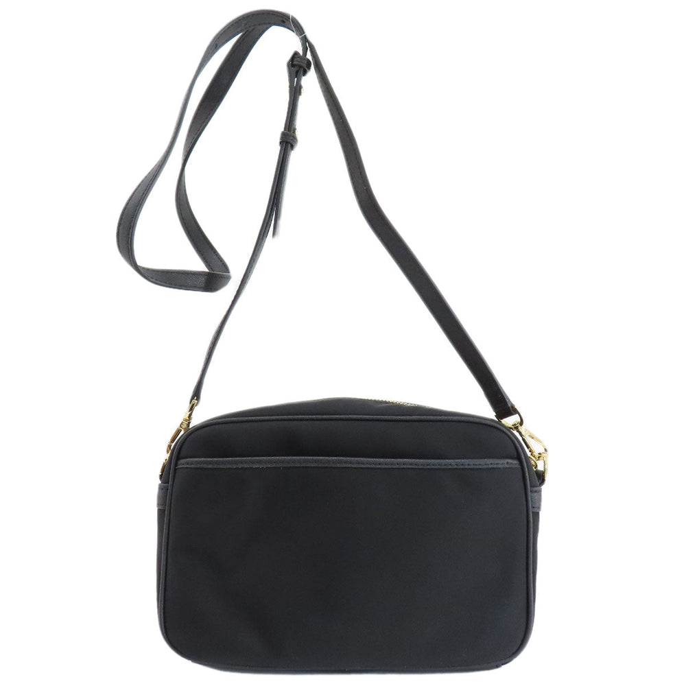 MICHAEL KORS Shoulder Bag Nylon black logo Women Used Authentic