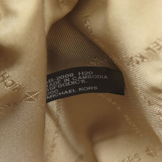 MICHAEL KORS Handbag leather Brown 2WAY Women Used Authentic