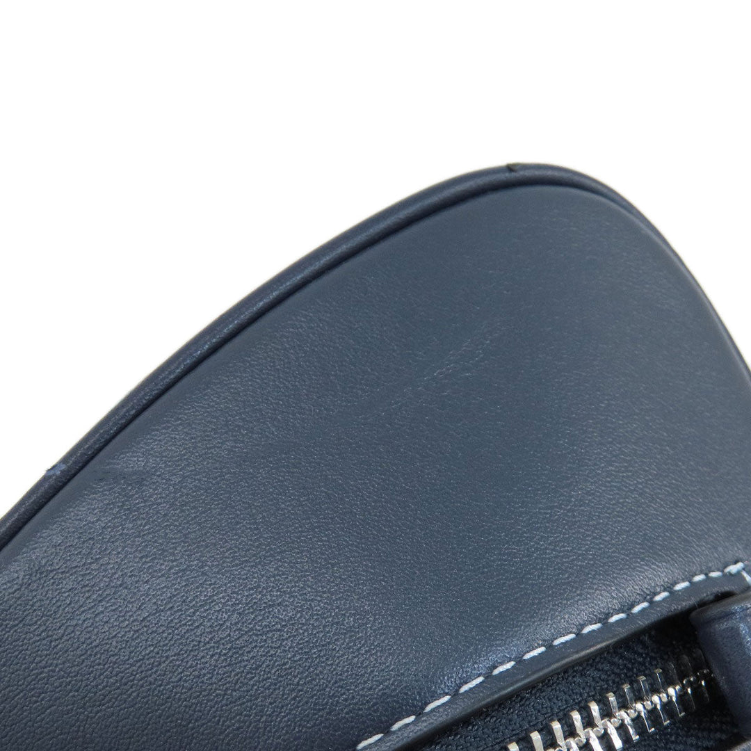 COACH Handbag CJ628 PVC green Sydney Satchel Houndstooth Print 2WAY Women Used Authentic