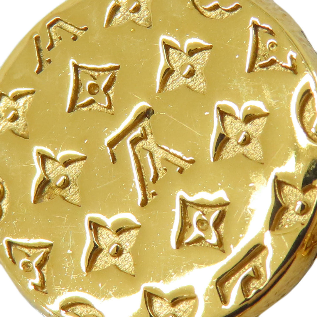 LOUIS VUITTON Necklace M69643 metallic gold Collier LtoV Women Used Authentic