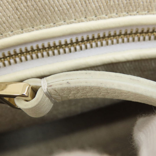 Chloe Handbag Calfskin white Penelope 2WAY Women Used Authentic