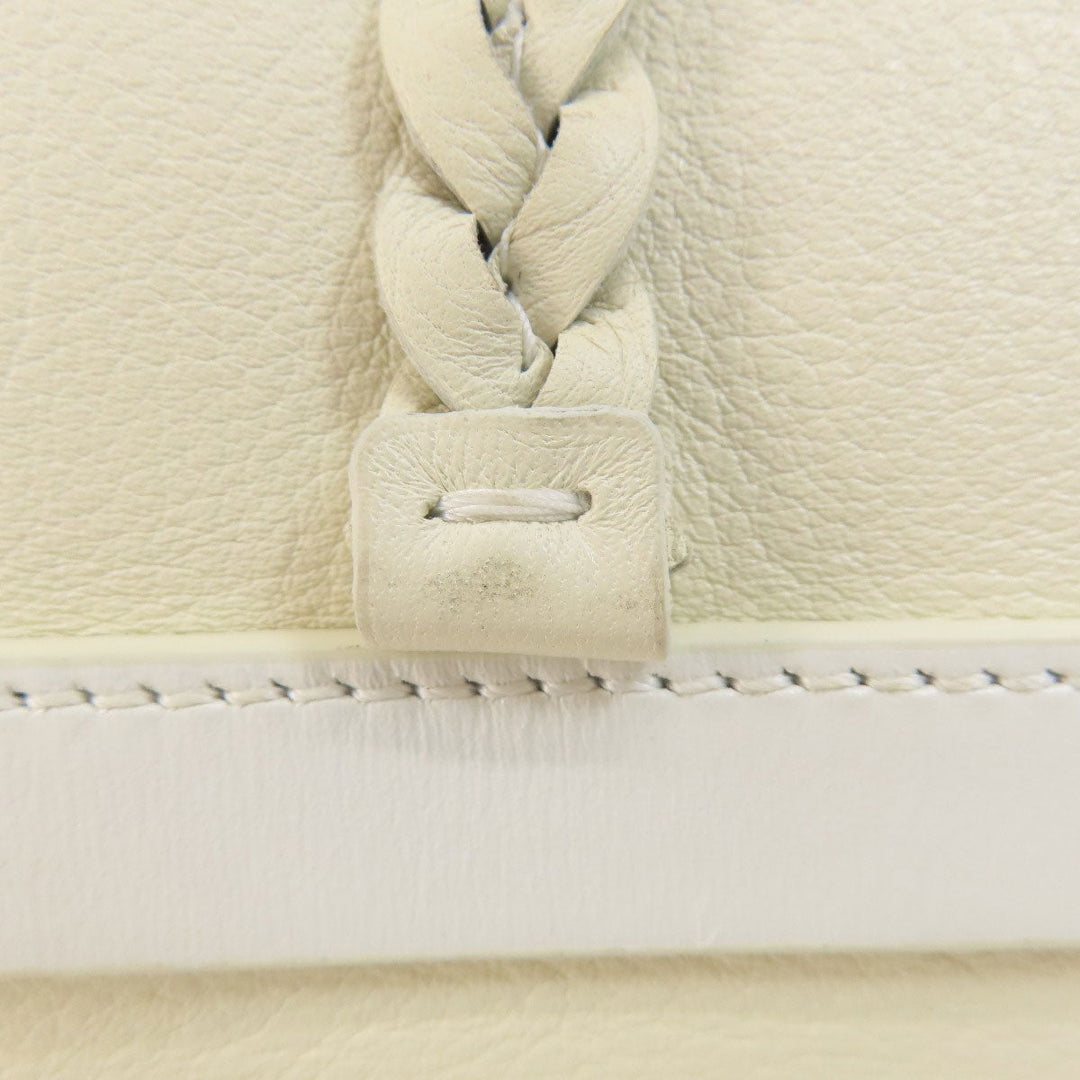 Chloe Handbag Calfskin white Penelope 2WAY Women Used Authentic