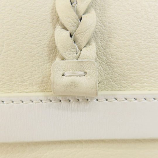 Chloe Handbag Calfskin white Penelope 2WAY Women Used Authentic