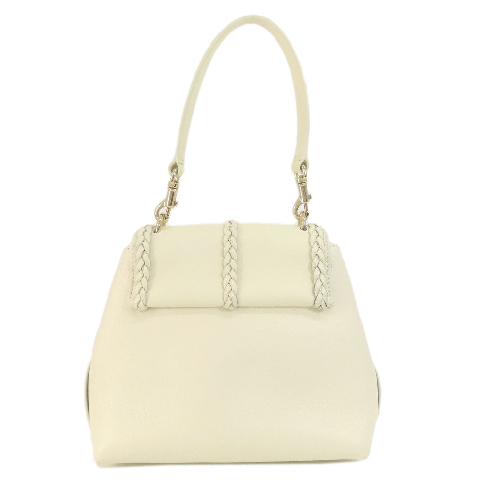 Chloe Handbag Calfskin white Penelope 2WAY Women Used Authentic