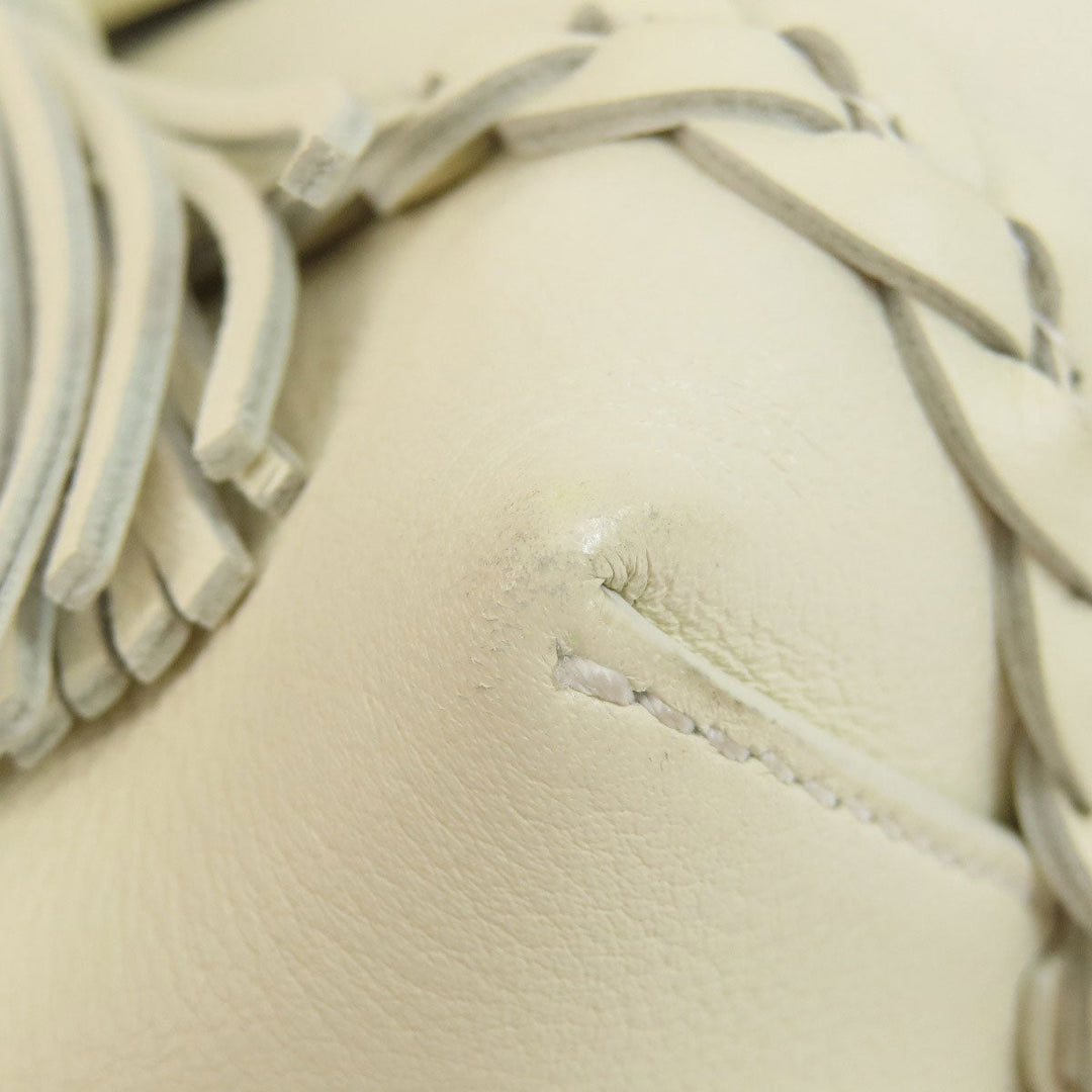Chloe Handbag Calfskin white Penelope 2WAY Women Used Authentic