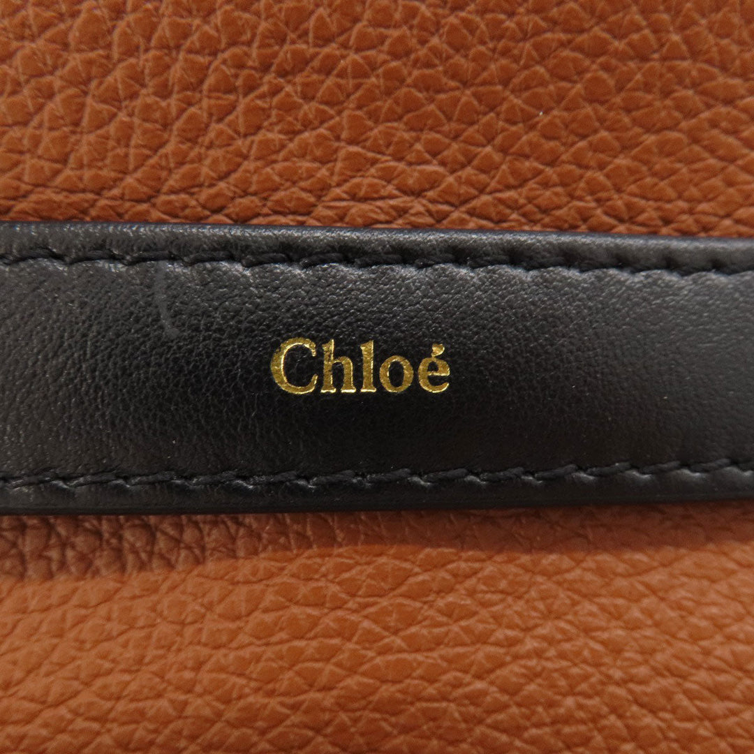 Chloe Handbag Calfskin white Penelope 2WAY Women Used Authentic