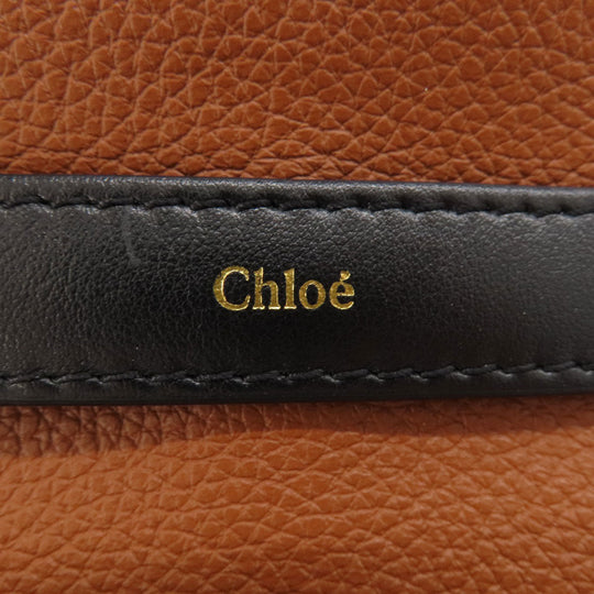 Chloe Handbag Calfskin white Penelope 2WAY Women Used Authentic