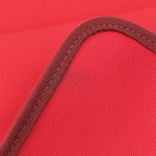 HERMES Handbag Towar Officche Red Herbag Zip PM Red SilverMetal Women Used Authentic