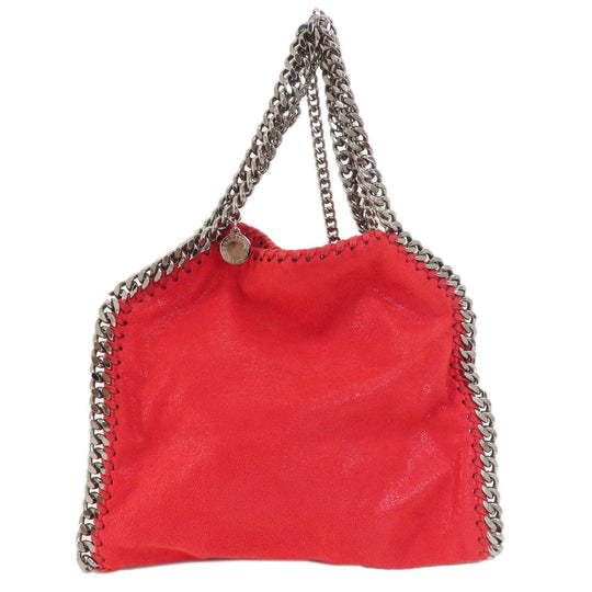 Stella McCartney Handbag polyester Red Falabella 2WAY Women Used Authentic