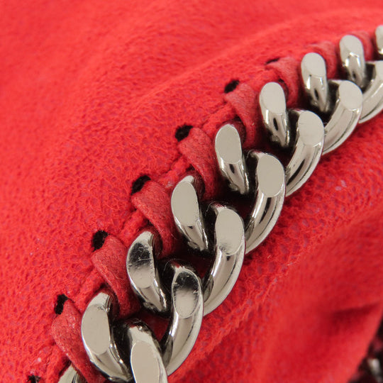 Stella McCartney Handbag polyester Red Falabella 2WAY Women Used Authentic