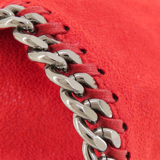 Stella McCartney Handbag polyester Red Falabella 2WAY Women Used Authentic