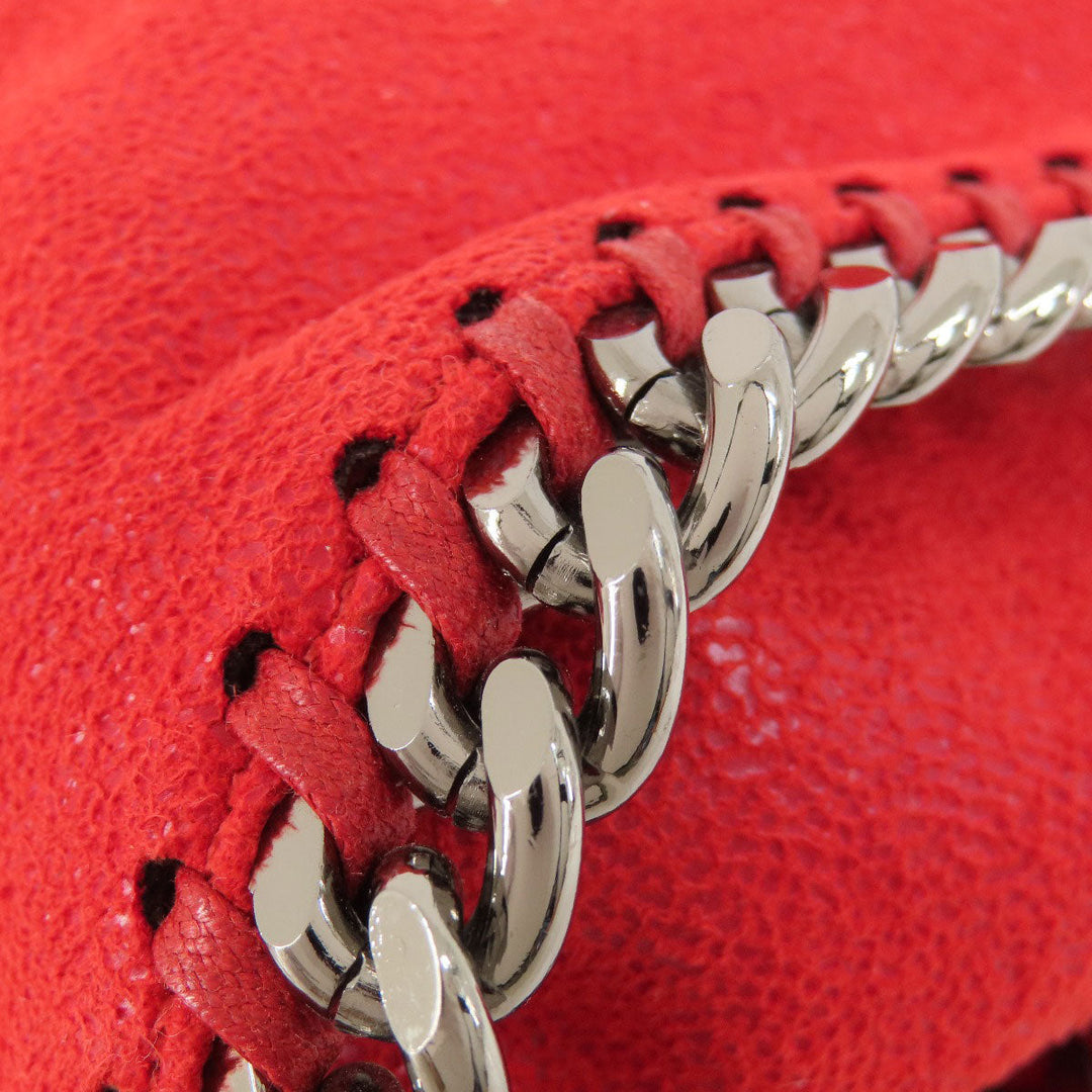 Stella McCartney Handbag polyester Red Falabella 2WAY Women Used Authentic