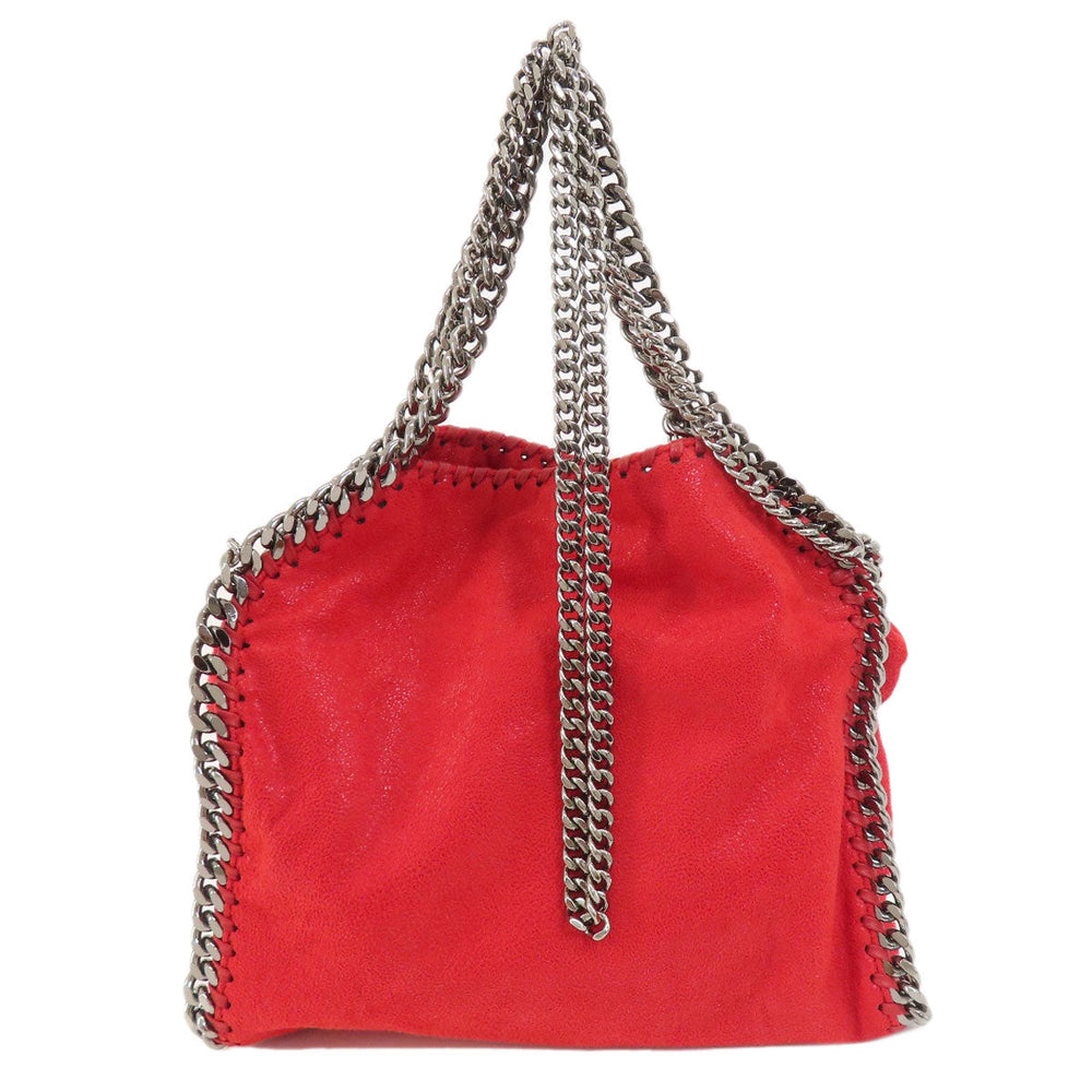 Stella McCartney Handbag polyester Red Falabella 2WAY Women Used Authentic