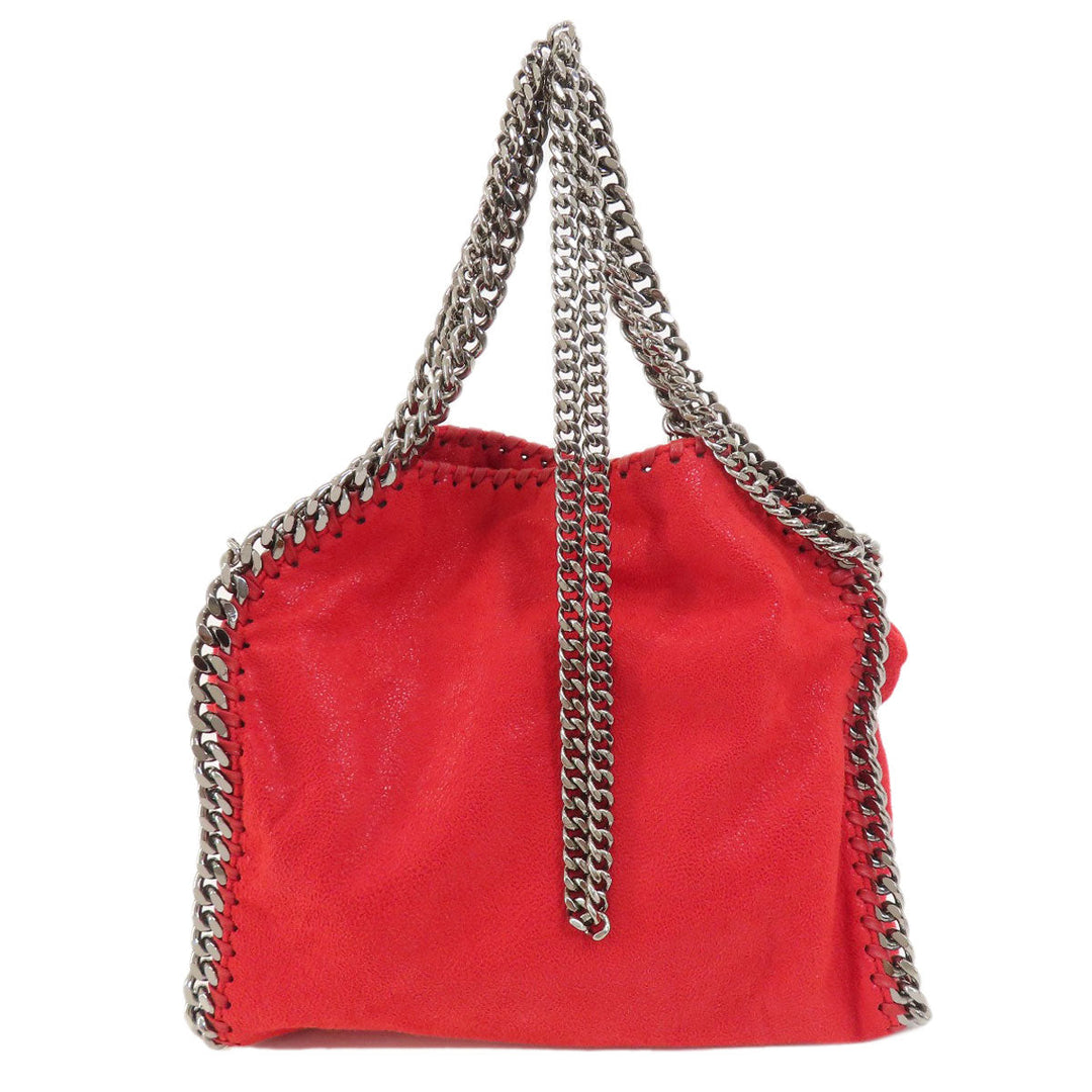 Stella McCartney Handbag polyester Red Falabella 2WAY Women Used Authentic