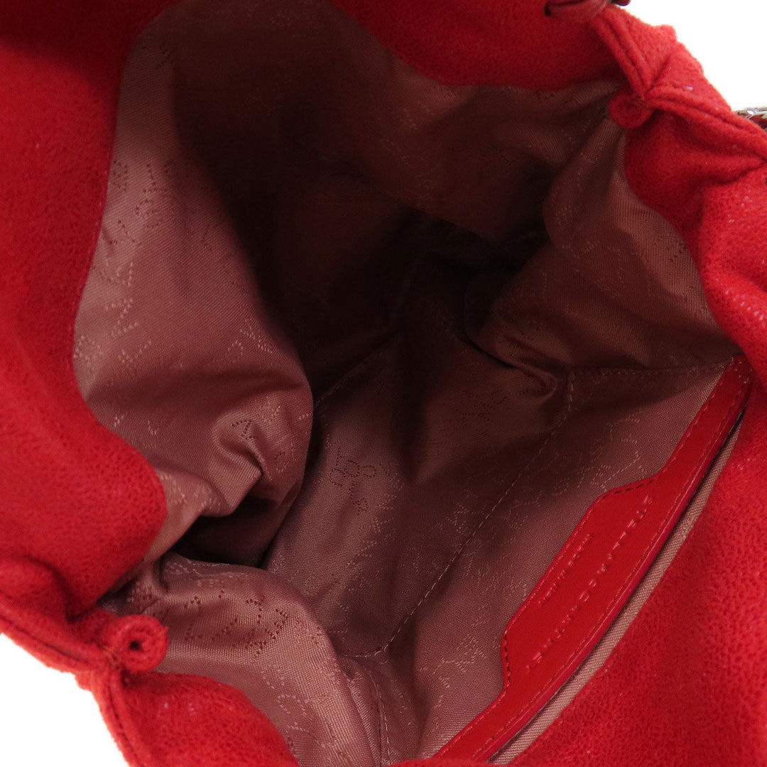 Stella McCartney Handbag polyester Red Falabella 2WAY Women Used Authentic