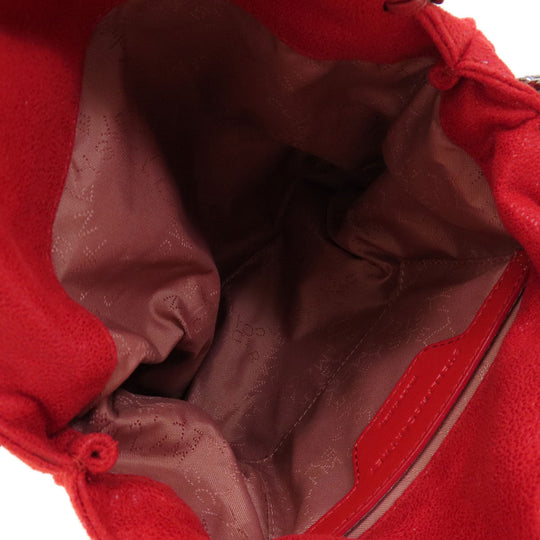 Stella McCartney Handbag polyester Red Falabella 2WAY Women Used Authentic