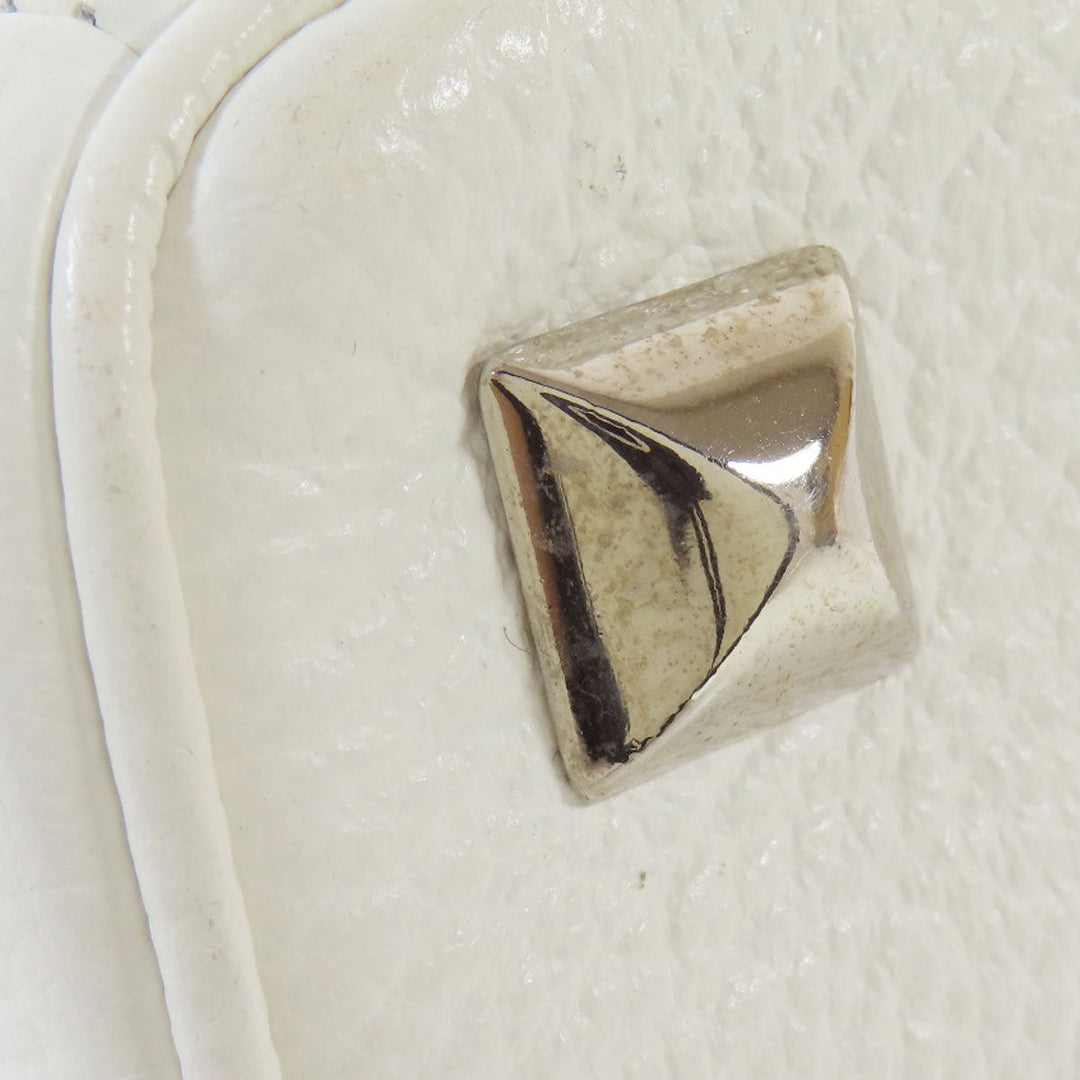 Maison Margiela Handbag leather white 2WAY Women Used Authentic