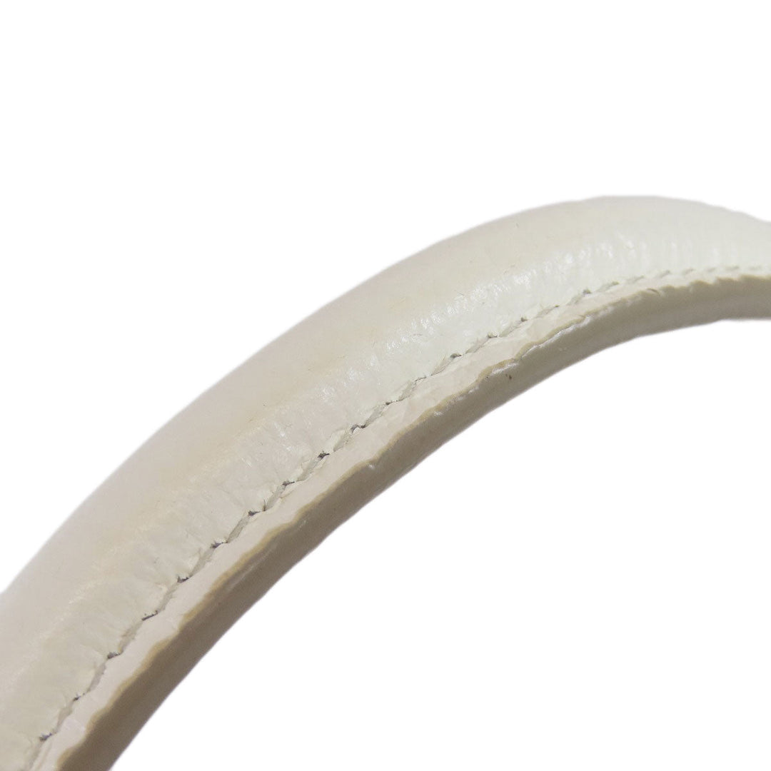 Maison Margiela Handbag leather white 2WAY Women Used Authentic