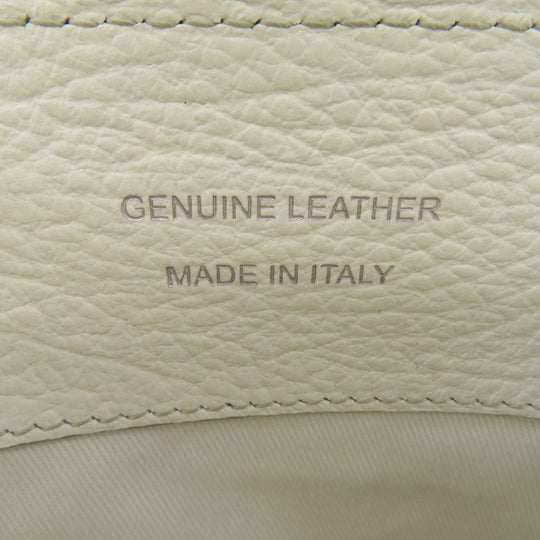 Maison Margiela Handbag leather white 2WAY Women Used Authentic