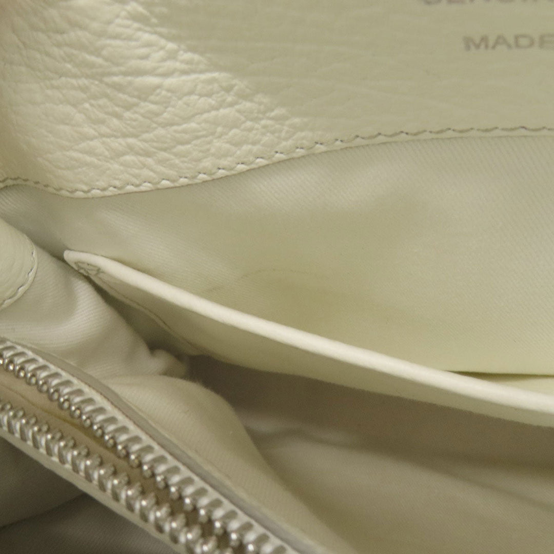 Maison Margiela Handbag leather white 2WAY Women Used Authentic