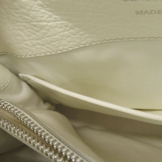 Maison Margiela Handbag leather white 2WAY Women Used Authentic