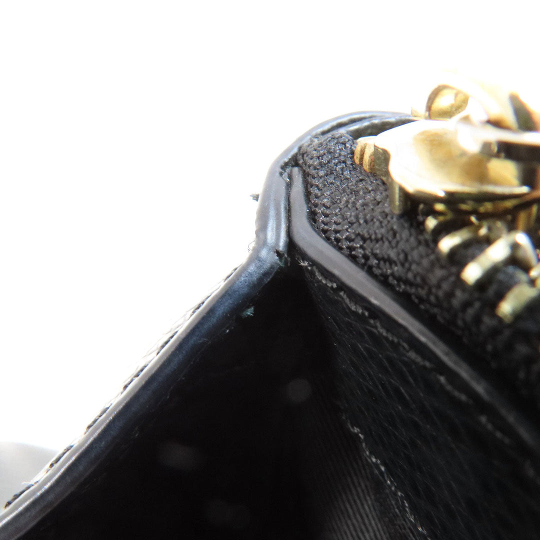 COACH Handbag F36637 leather black logo 2WAY Women Used Authentic