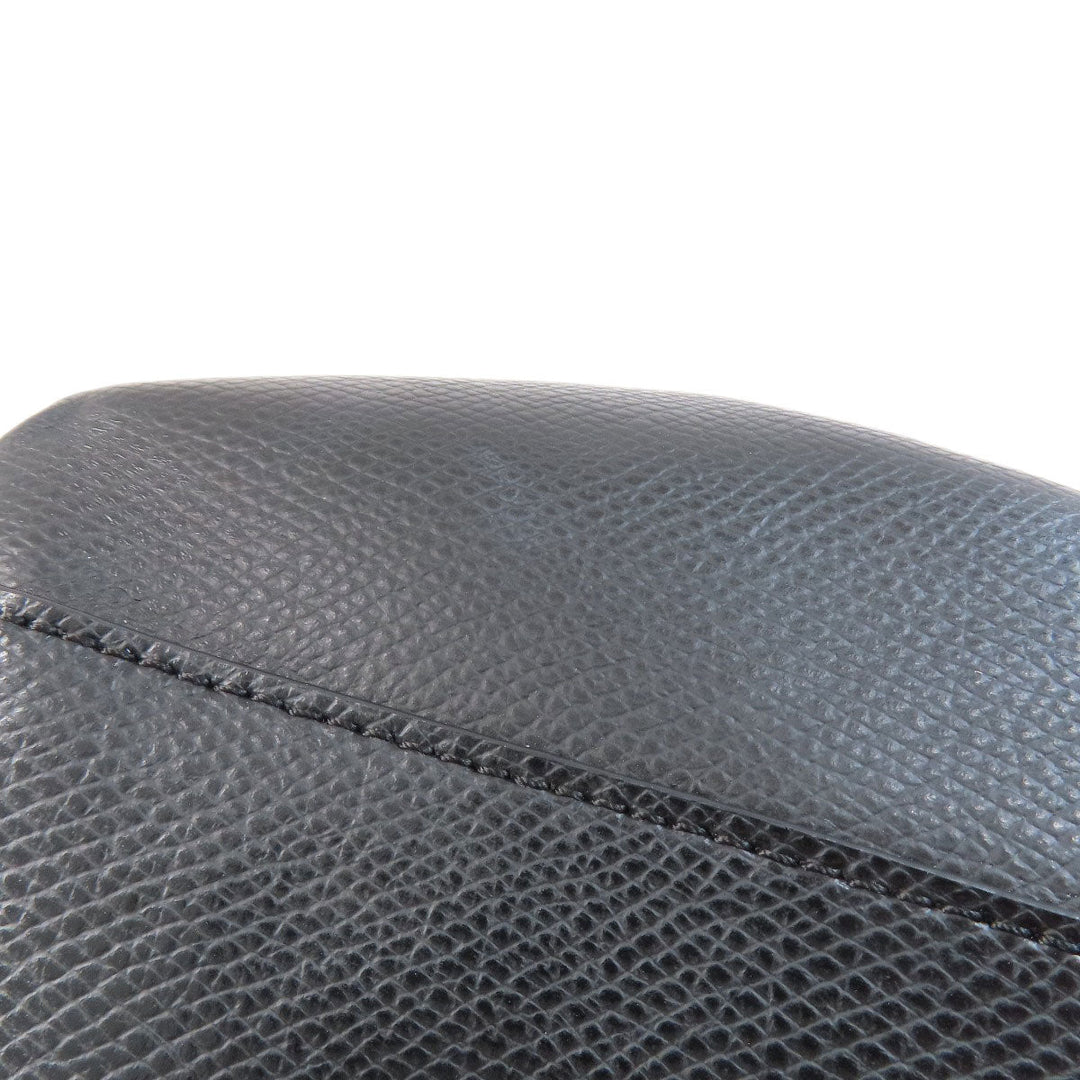 COACH Handbag F36637 leather black logo 2WAY Women Used Authentic