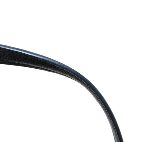 COACH Handbag F36637 leather black logo 2WAY Women Used Authentic