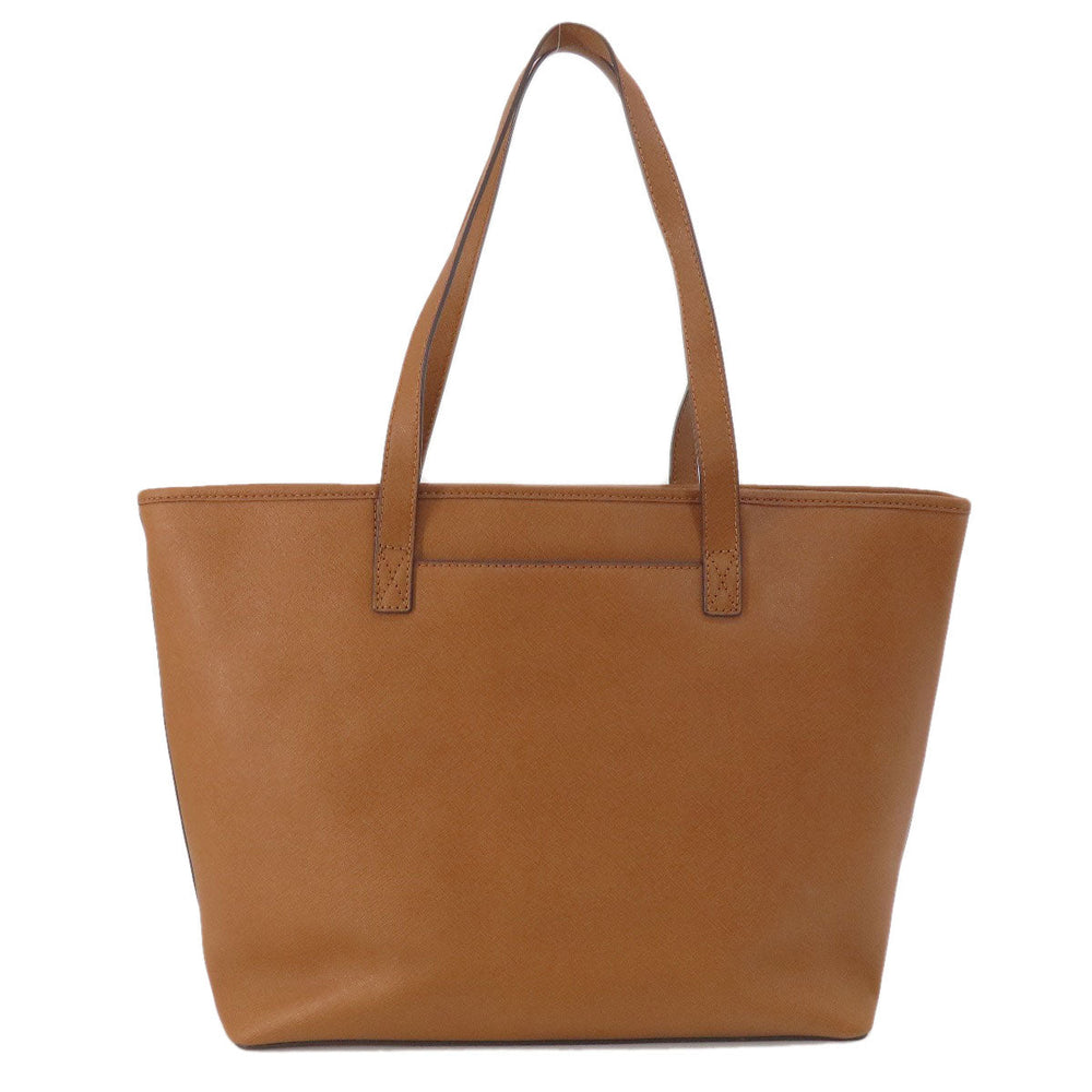 MICHAEL KORS Tote Bag PVC Brown logo Women Used Authentic