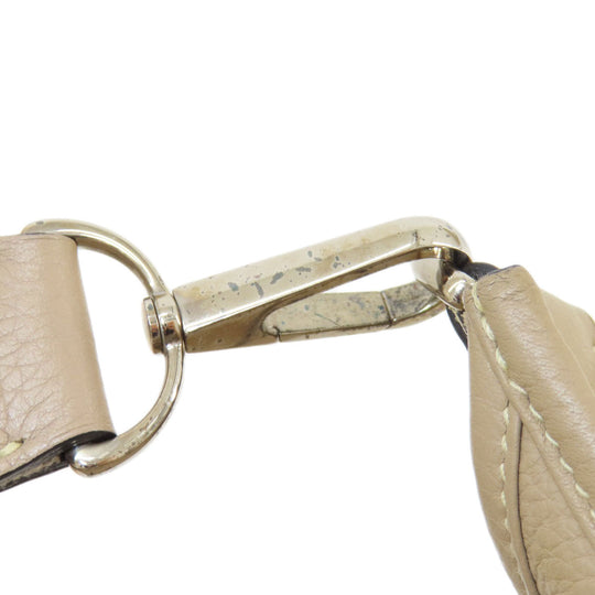 HERMES Shoulder Bag Taurillon Clemence Ocher Evelyn 3 SilverMetal Women Used Authentic
