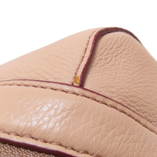 MARC JACOBS Tote Bag leather pink 2WAY Women Used Authentic