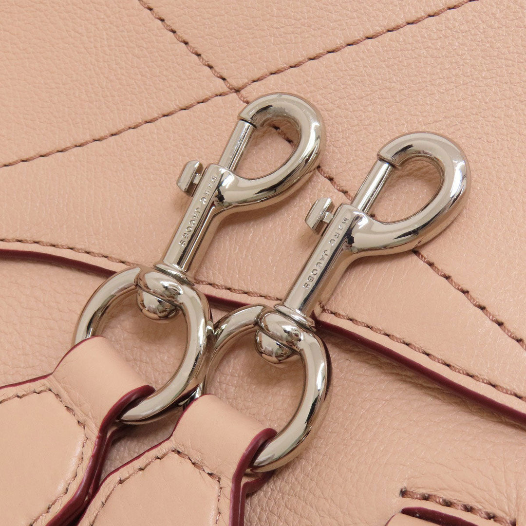 MARC JACOBS Tote Bag leather pink 2WAY Women Used Authentic
