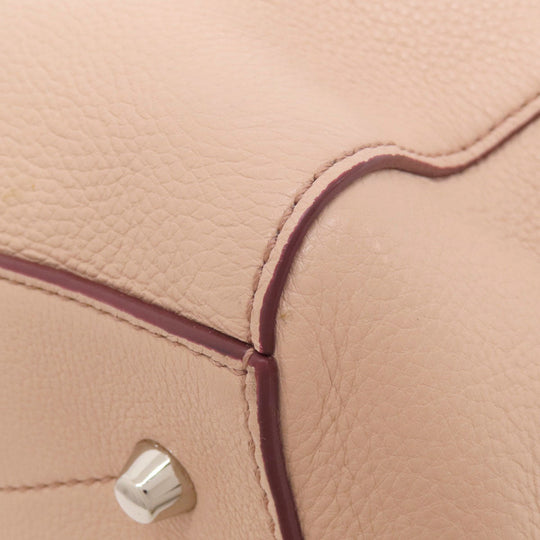 MARC JACOBS Tote Bag leather pink 2WAY Women Used Authentic