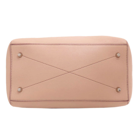 MARC JACOBS Tote Bag leather pink 2WAY Women Used Authentic