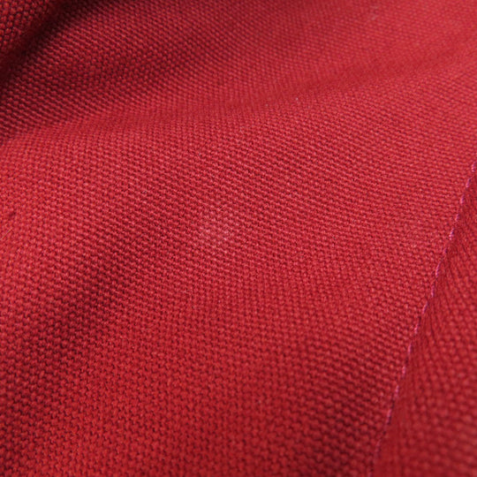 HERMES Handbag canvas Red SackFool ToeMM Women Used Authentic