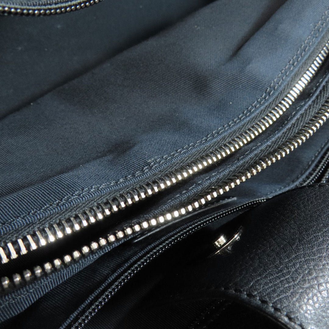 CHANEL Tote Bag Calfskin black Executive Tote SilverMetal