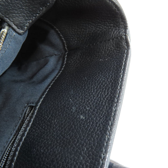 CHANEL Tote Bag Calfskin black Executive Tote SilverMetal