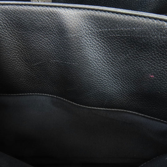 CHANEL Tote Bag Calfskin black Executive Tote SilverMetal