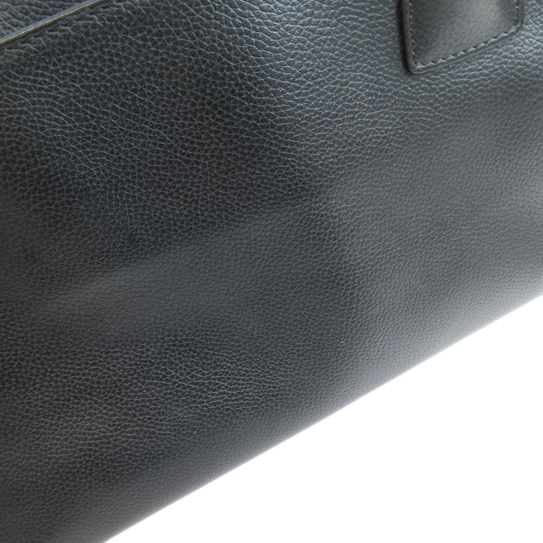 CHANEL Tote Bag Calfskin black Executive Tote SilverMetal