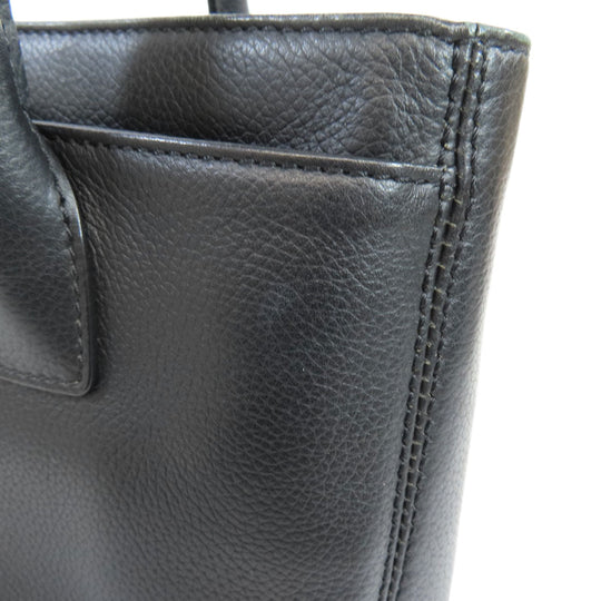 CHANEL Tote Bag Calfskin black Executive Tote SilverMetal