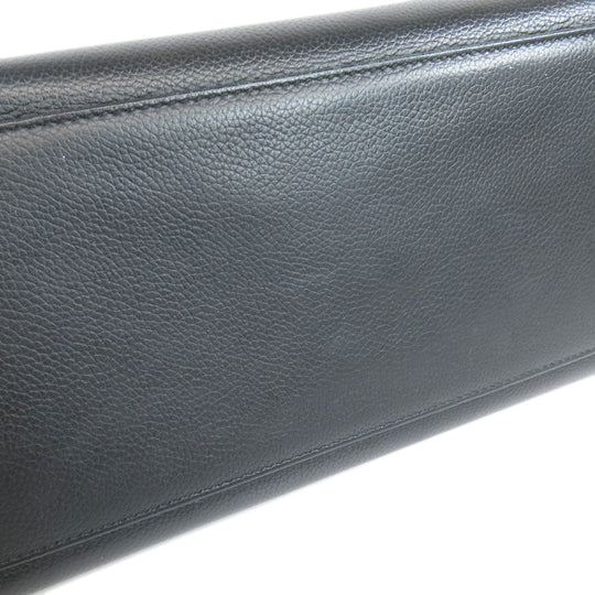 CHANEL Tote Bag Calfskin black Executive Tote SilverMetal