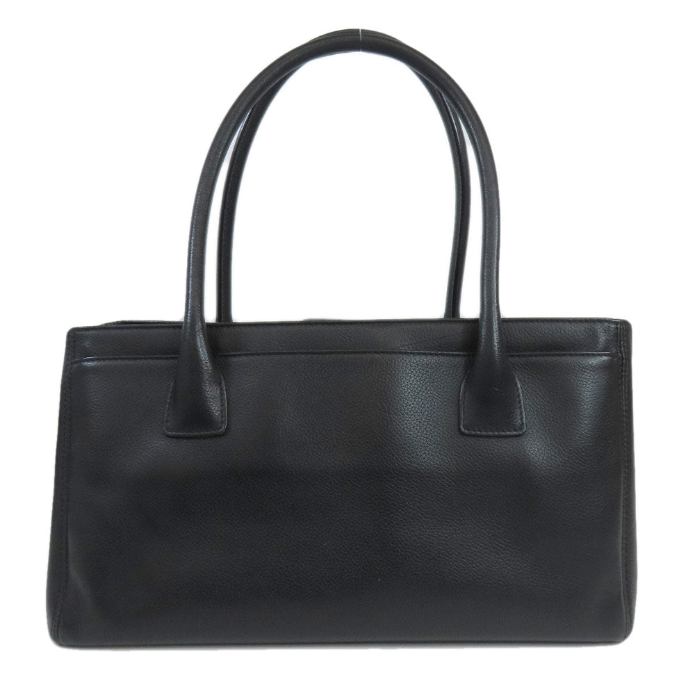 CHANEL Tote Bag Calfskin black Executive Tote SilverMetal