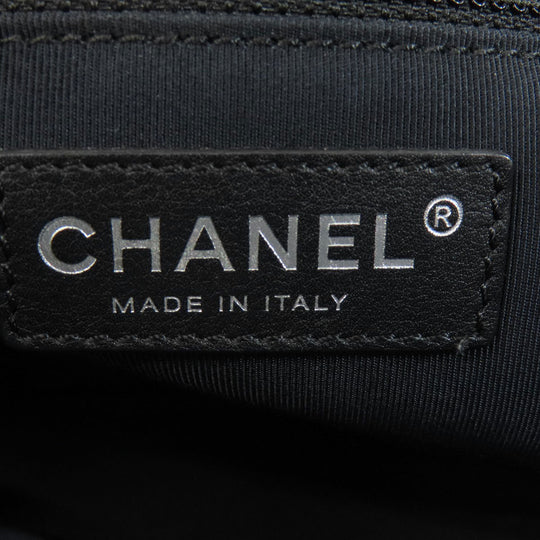 CHANEL Tote Bag Calfskin black Executive Tote SilverMetal