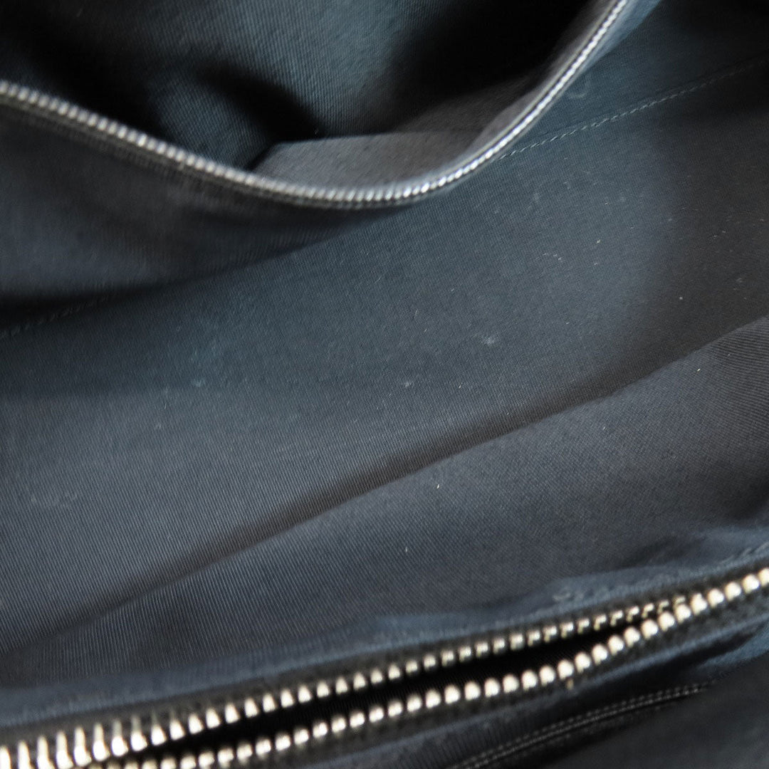 CHANEL Tote Bag Calfskin black Executive Tote SilverMetal