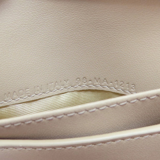 Christian Dior Bifold Wallet leather beige Dior Caro Dahlia wallet