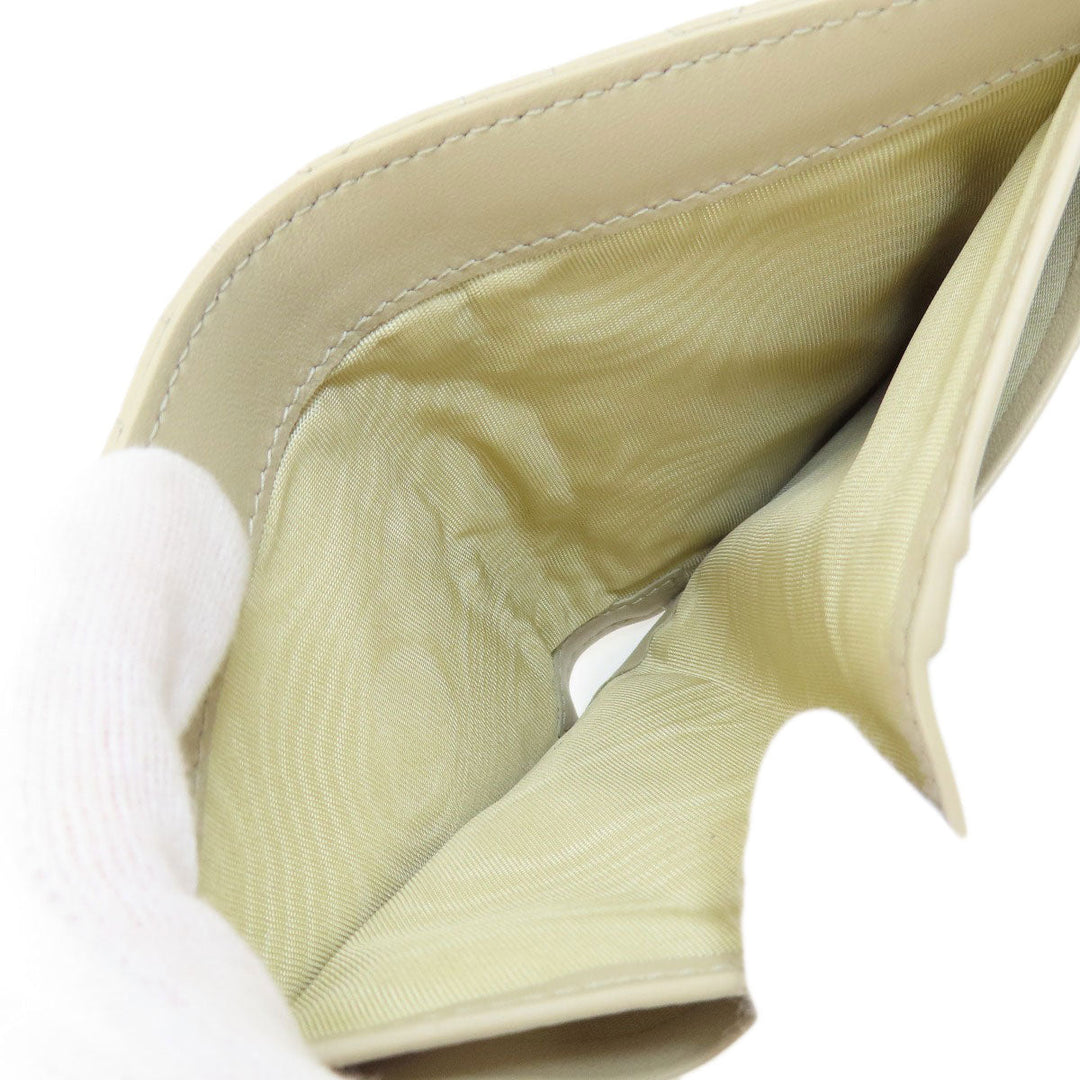 Christian Dior Bifold Wallet leather beige Dior Caro Dahlia wallet