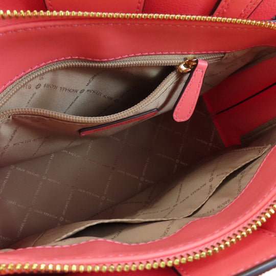 MICHAEL KORS Tote Bag PVC pink MK Signature 2WAY Women Used Authentic