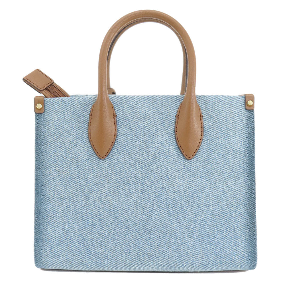 MICHAEL KORS Handbag denim blue 2WAY Women Used Authentic