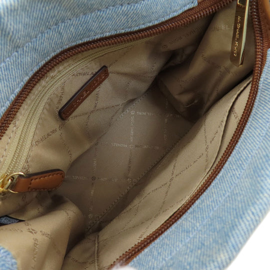 MICHAEL KORS Handbag denim blue 2WAY Women Used Authentic