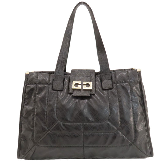 GHERARDINI Tote Bag polyester black Softy Women Used Authentic